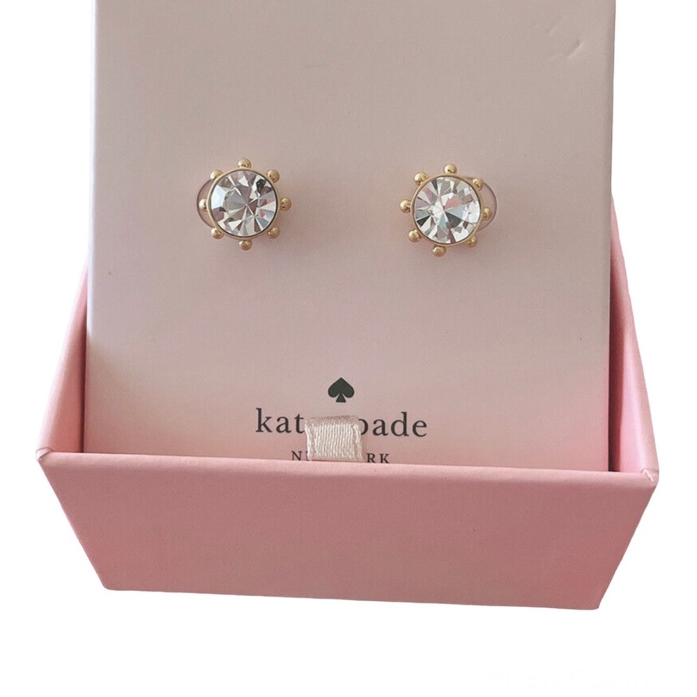 Kate Spade Flying Colors Stud Earrings Clear - Picture 3 of 8